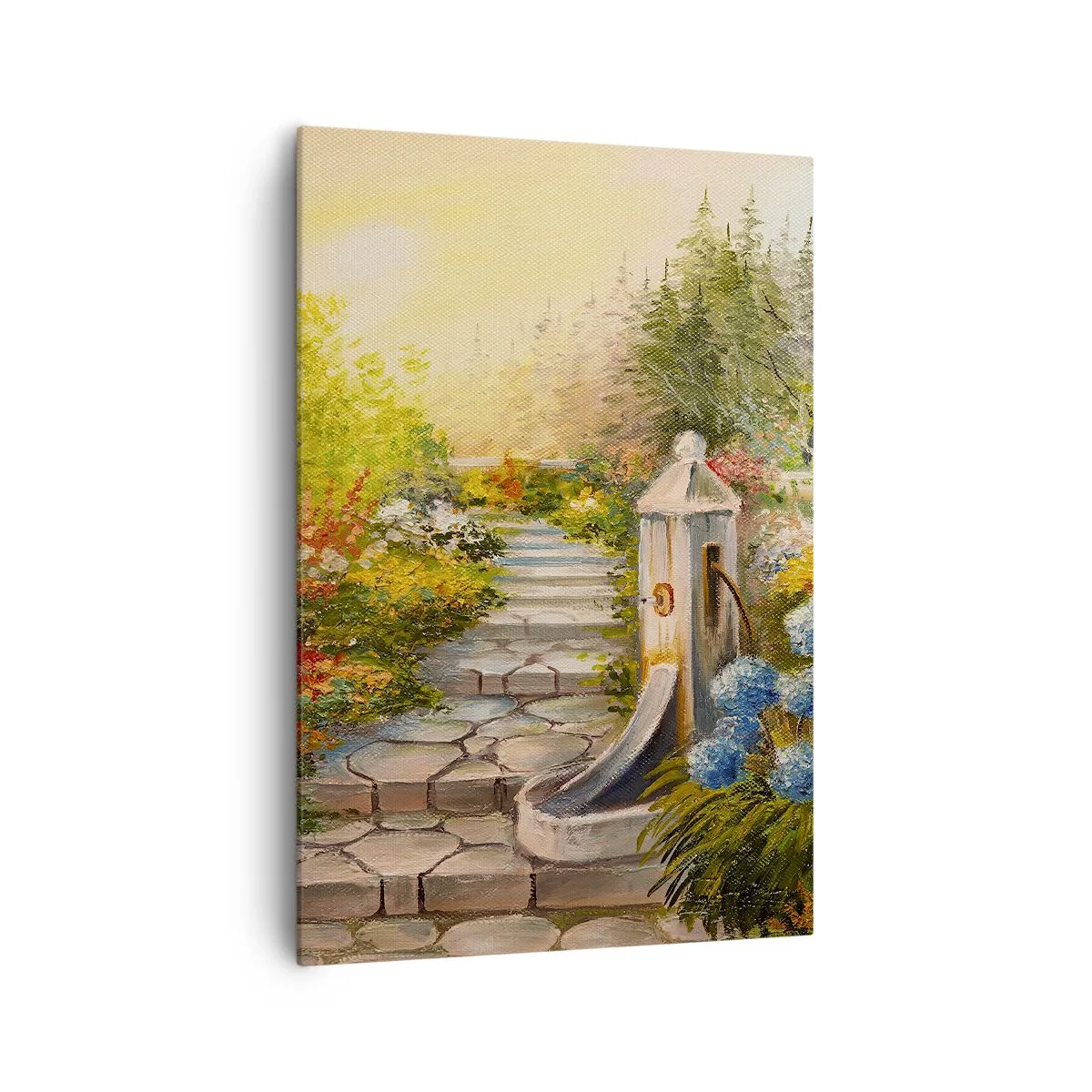 Lærredstryk - Billede på lærred - I fuld blomstring - 70x100 cm