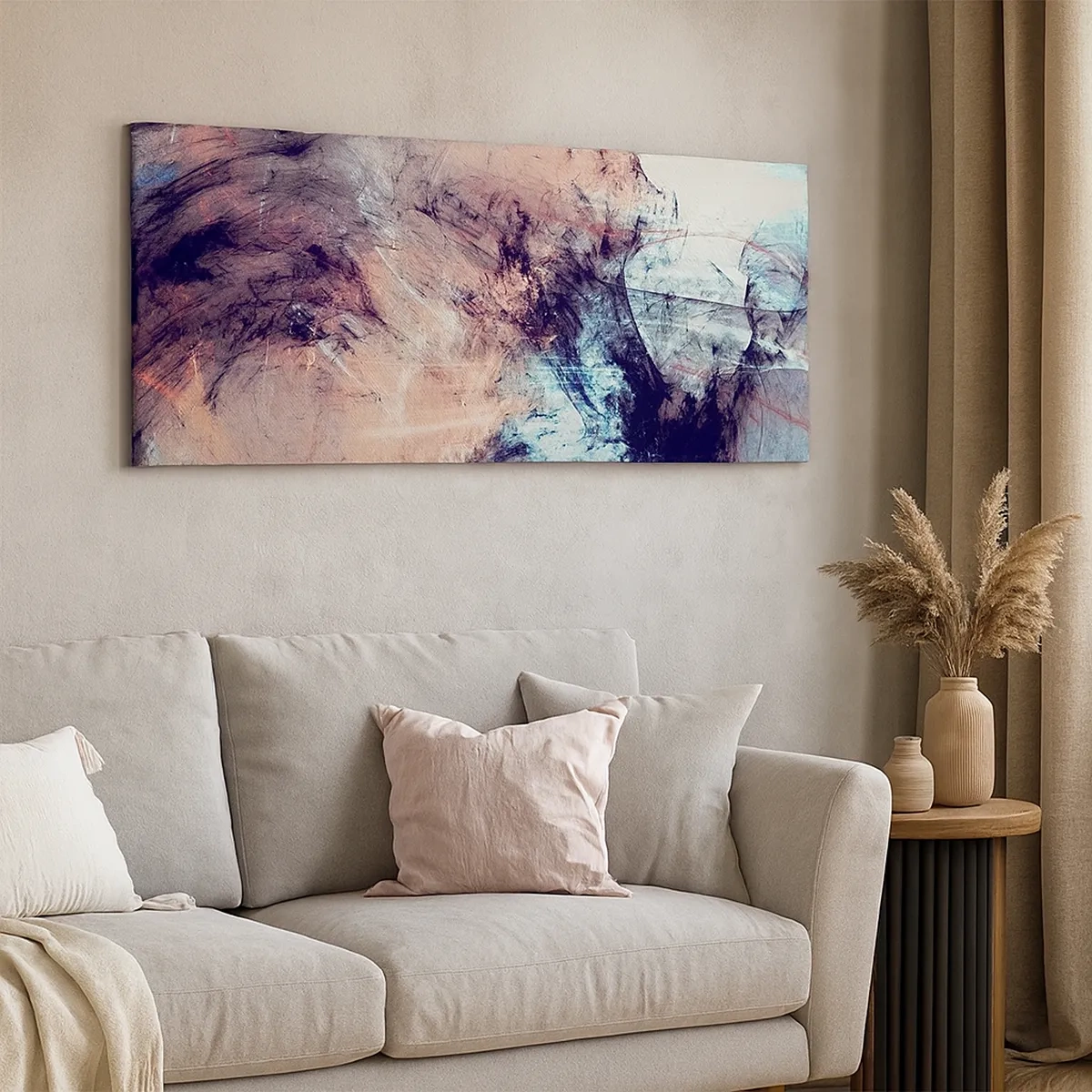 Lærredstryk - Billede på lærred - Mærk vinden - 30x30 cm