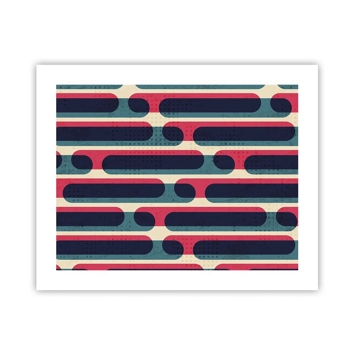 Plakat - Indad og fremad - 50x40 cm