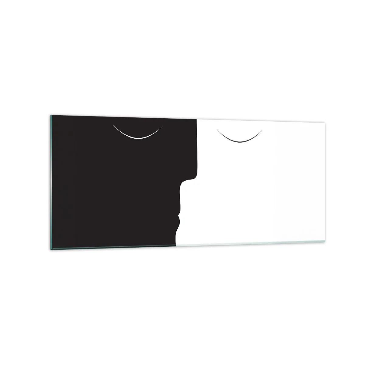 Billede på glas - Modsætningernes enhed - 120x50 cm
