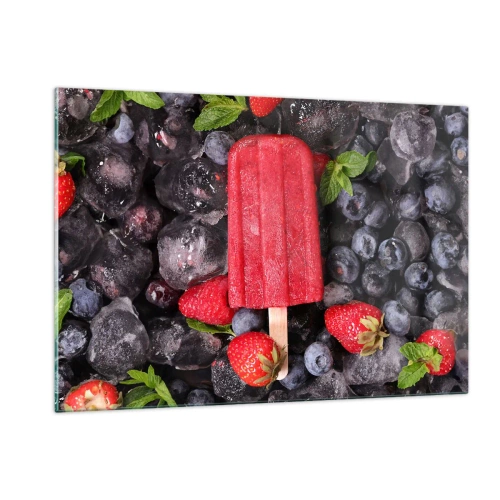 Billede på glas - En smag af varm sommer - 120x80 cm
