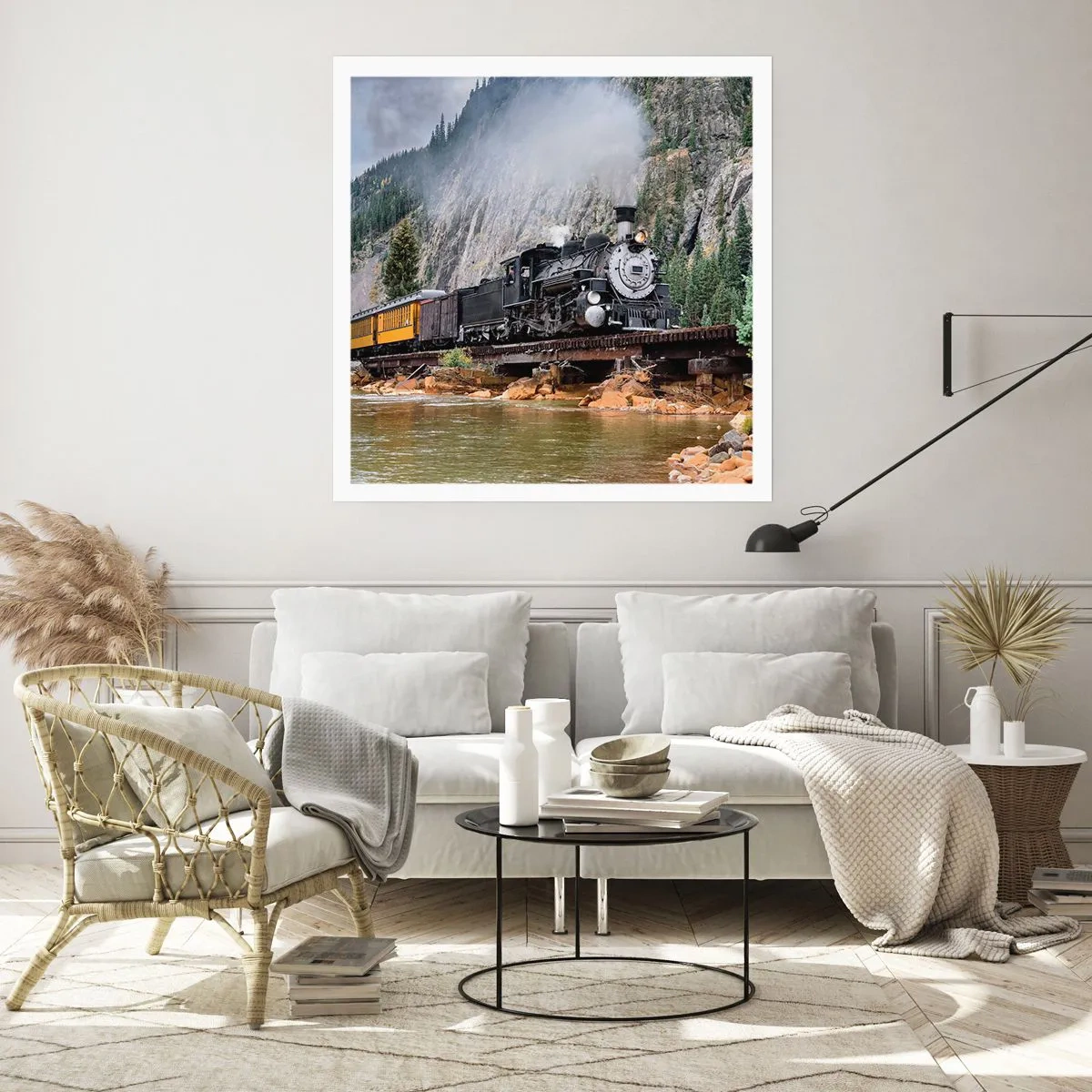 Plakat - Og hvorhen? Hvorhen? - 40x40 cm