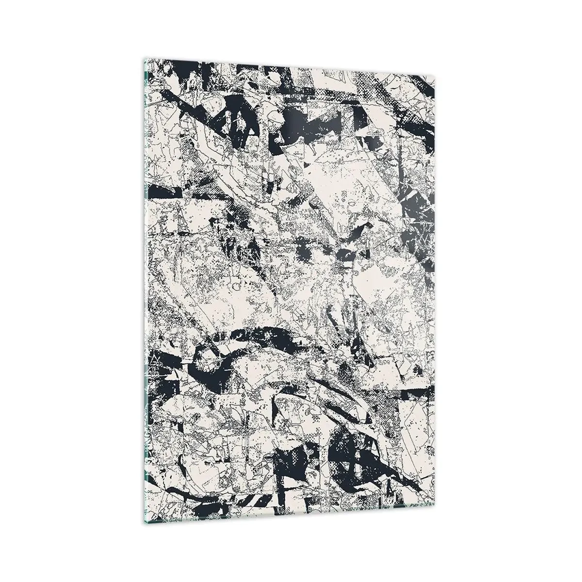 Billede på glas - Modsætningernes gennemtrængning - 50x70 cm