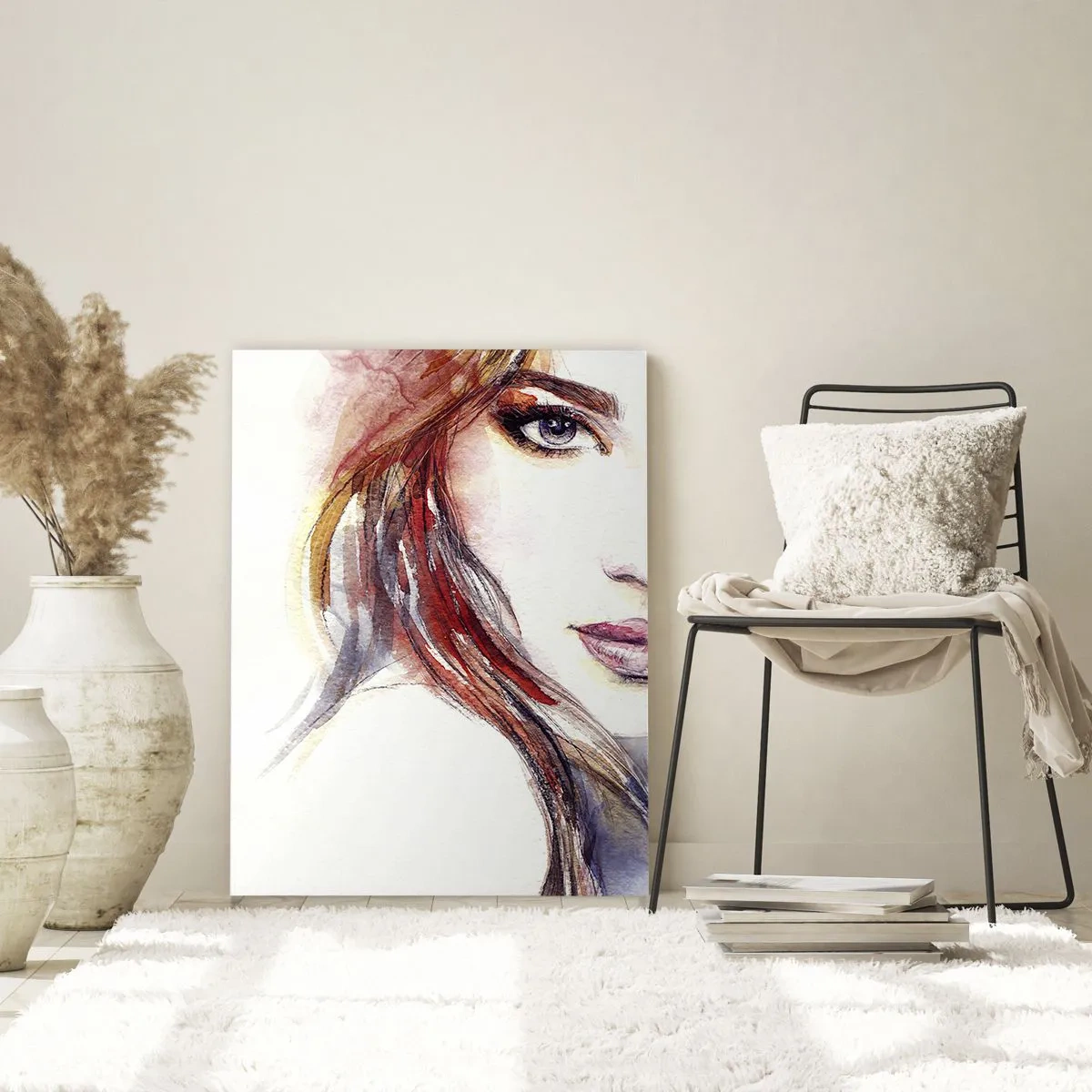 Billede på glas - Vademecum - følg mig - 80x120 cm