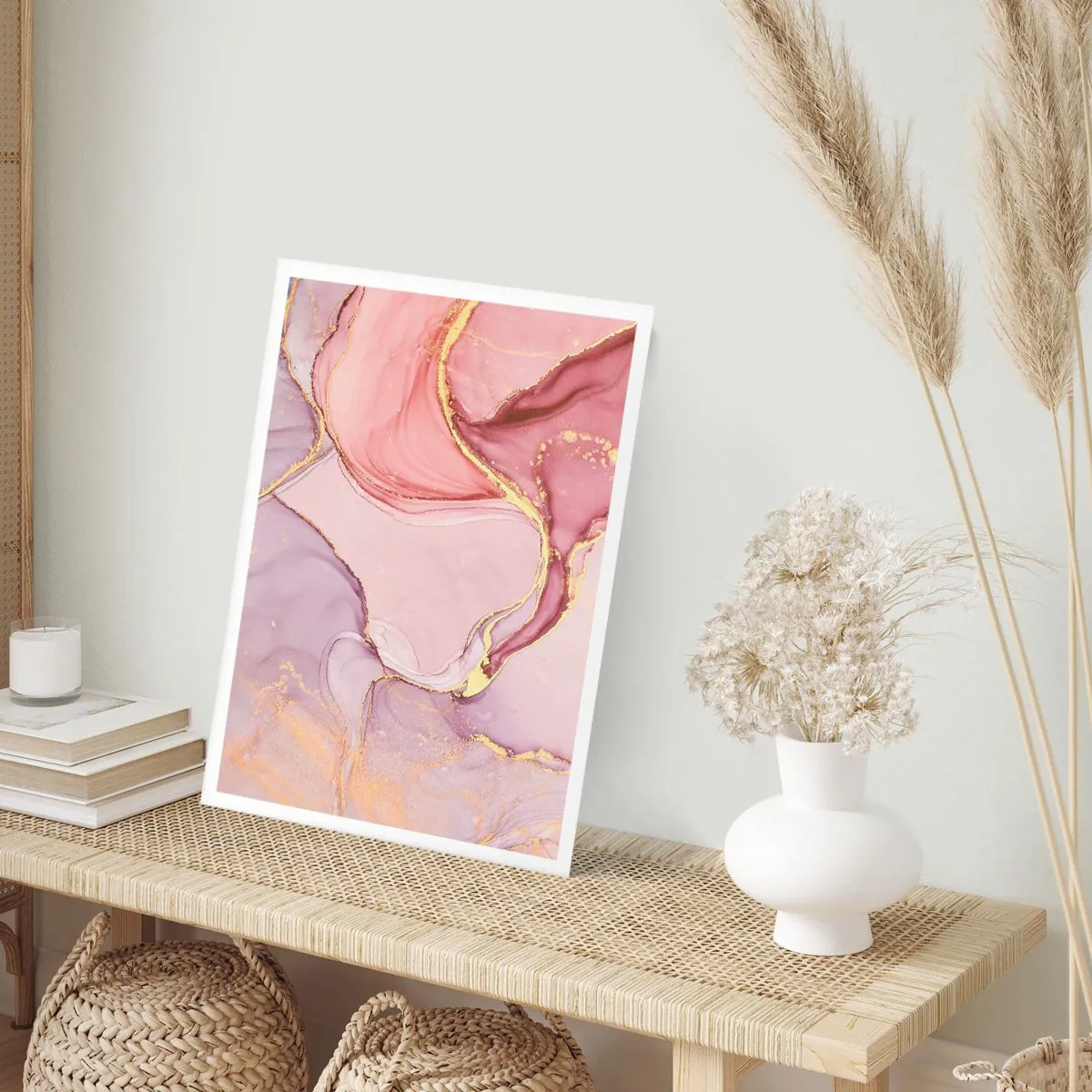 Plakat - Et kærtegn af farver - 70x100 cm