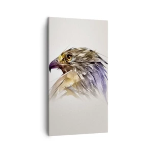 Lærredstryk - Billede på lærred - Portræt af en kriger - 45x80 cm