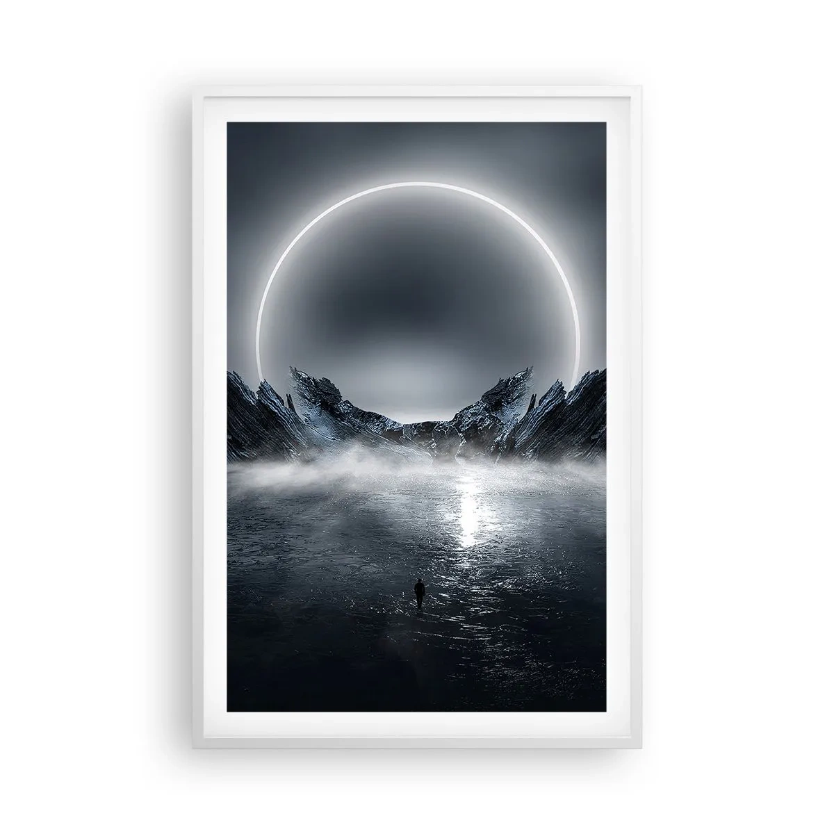 Plakat i hvid ramme - En finale på en historie - 61x91 cm