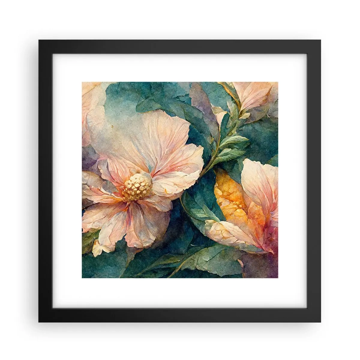 Plakat i sort ramme - Subtiliteten selv - 30x30 cm