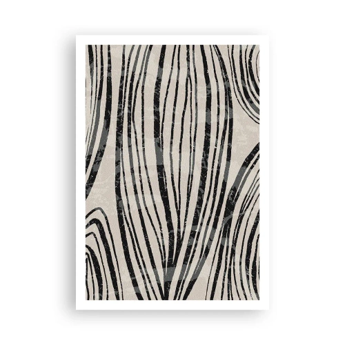 Plakat - Et spild af linjer - 70x100 cm