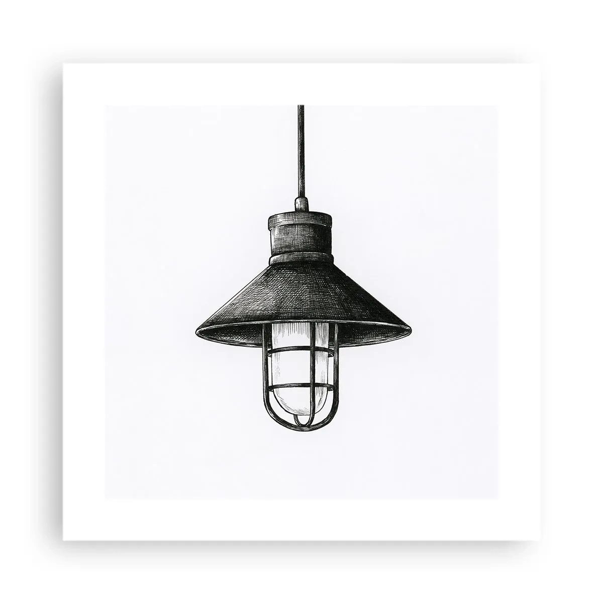 Plakat - Som for mange år siden... - 40x40 cm