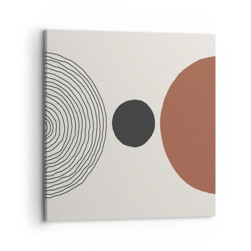 Lærredstryk - Billede på lærred - I rampelyset - 70x70 cm