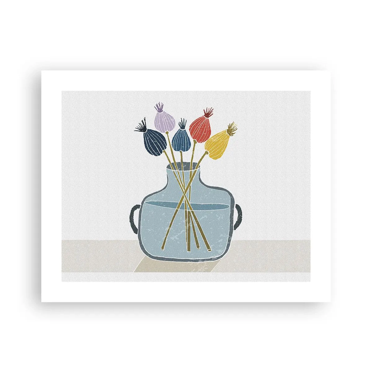 Plakat - Som et valmuefrø - 50x40 cm