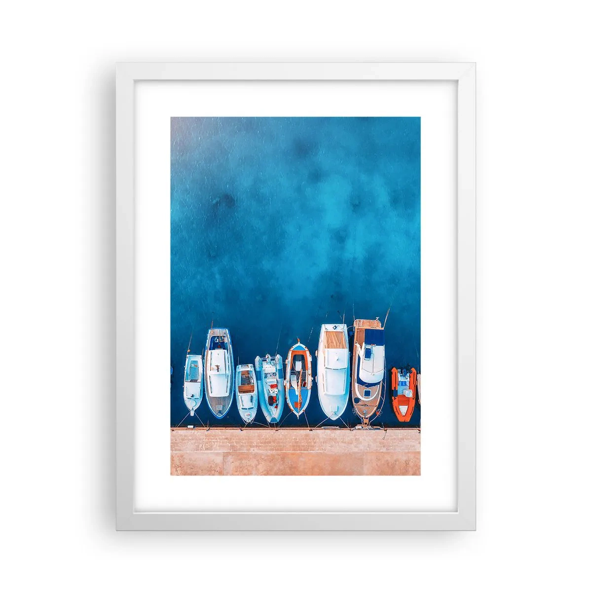 Plakat i hvid ramme - I én række - 30x40 cm