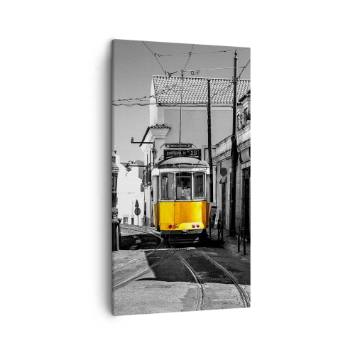 Lærredstryk - Billede på lærred - Lissabons ånd - 45x80 cm