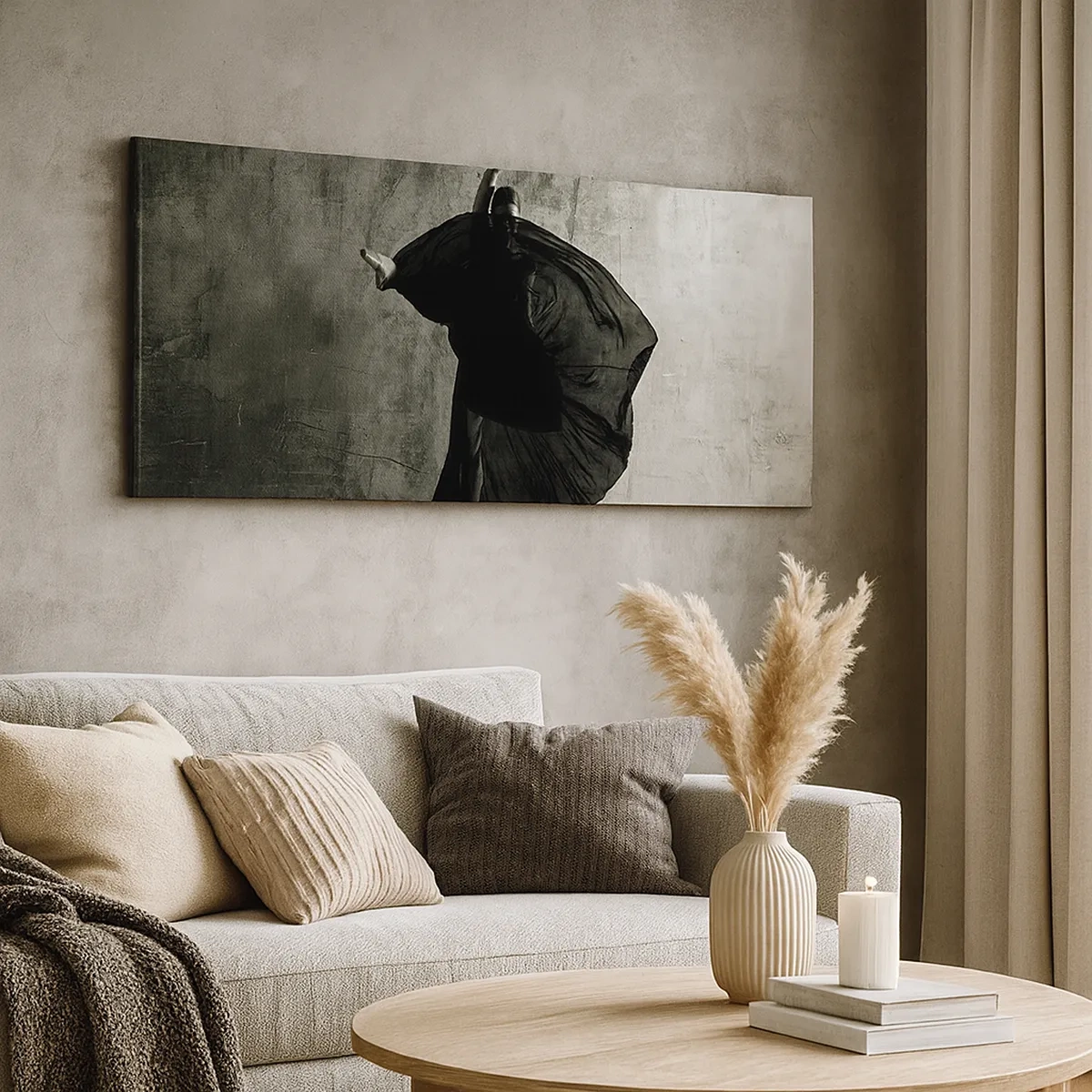 Lærredstryk - Billede på lærred - Passioneret bælte - 30x30 cm