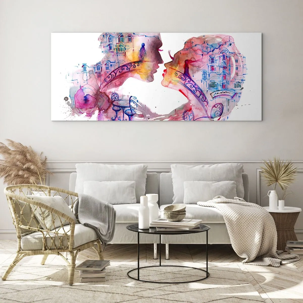 Billede på glas - Sukkenes hemmelige bro - 100x40 cm