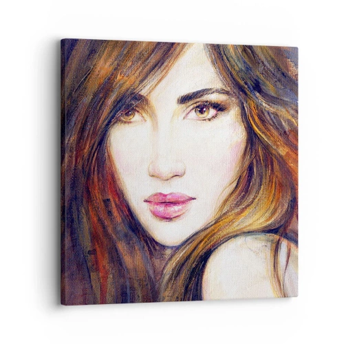 Lærredstryk - Billede på lærred - En øre for dine tanker - 30x30 cm