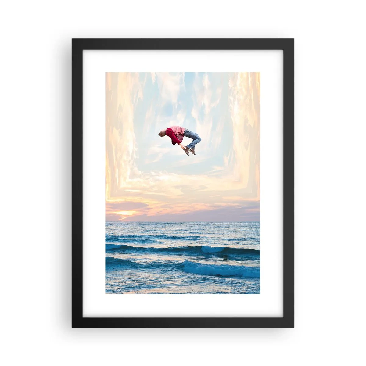 Plakat i sort ramme - Til en anden dimension - 30x40 cm