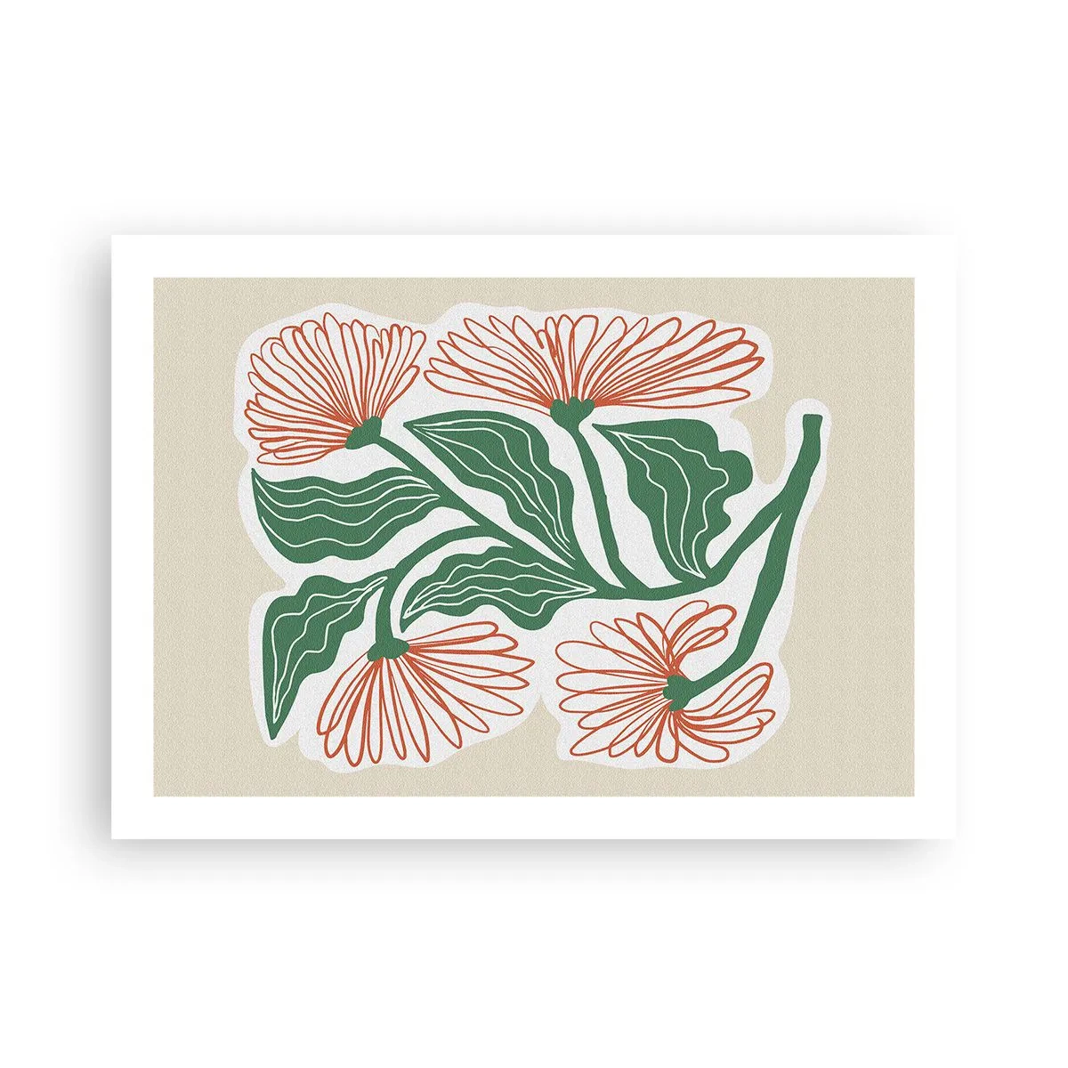 Plakat - Folkeligt og moderne - 70x50 cm