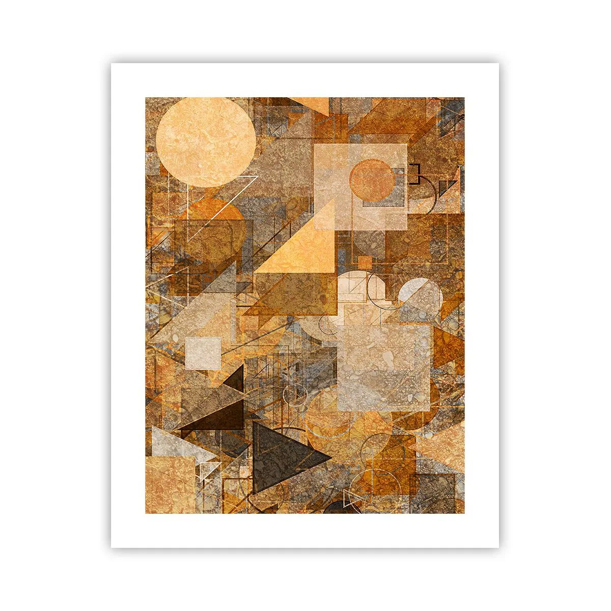 Plakat - Kubistisk bronzeundersøgelse - 40x50 cm