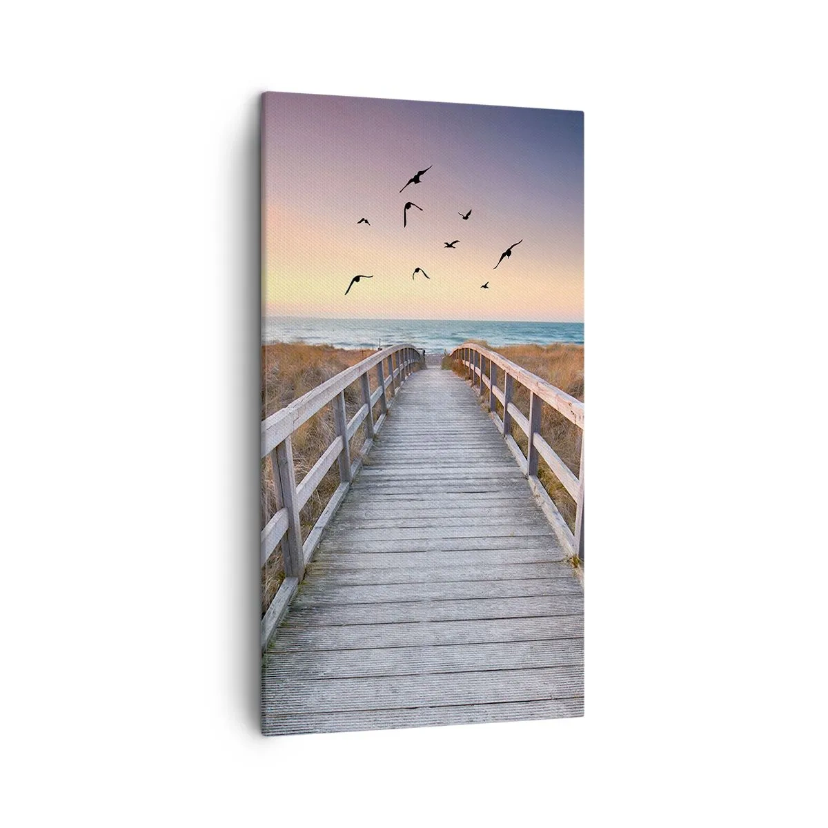 Lærredstryk - Billede på lærred - Rummet med højder - 45x80 cm