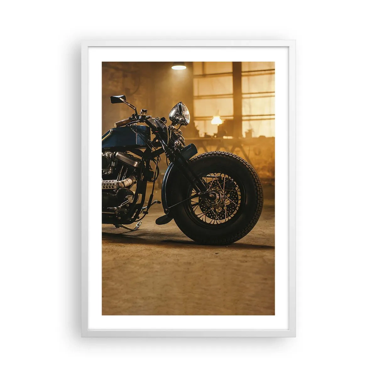 Plakat i hvid ramme - Jeg kan gøre alt - 50x70 cm