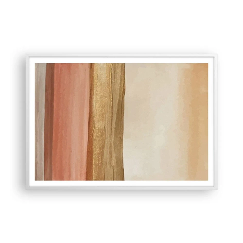 Plakat i hvid ramme - Lodret sammensætning - 100x70 cm