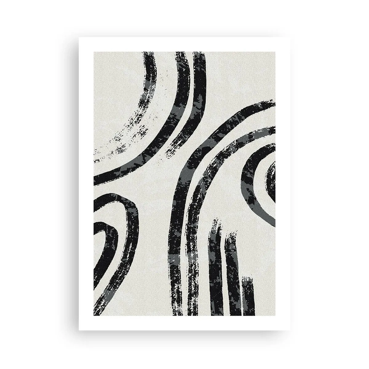 Plakat - Halvt stoppet - 50x70 cm