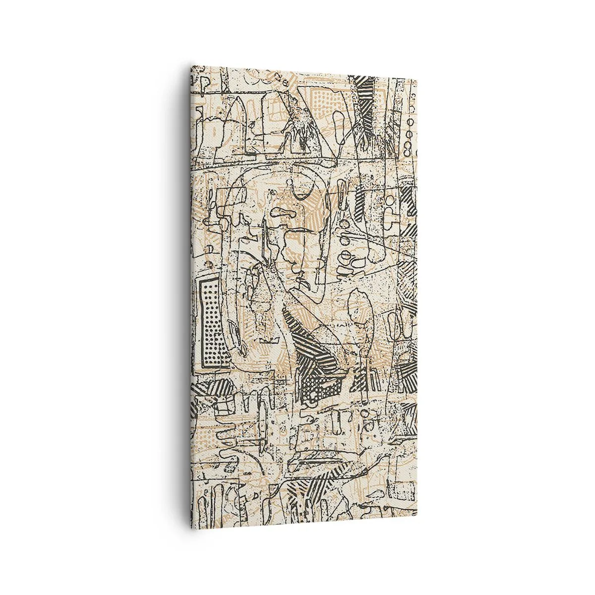 Lærredstryk - Billede på lærred - Venter på at blive afkodet - 55x100 cm