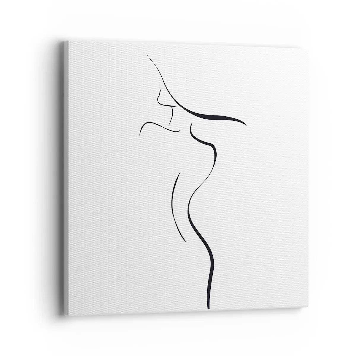 Lærredstryk - Billede på lærred - Flygtig som en bølge - 40x40 cm