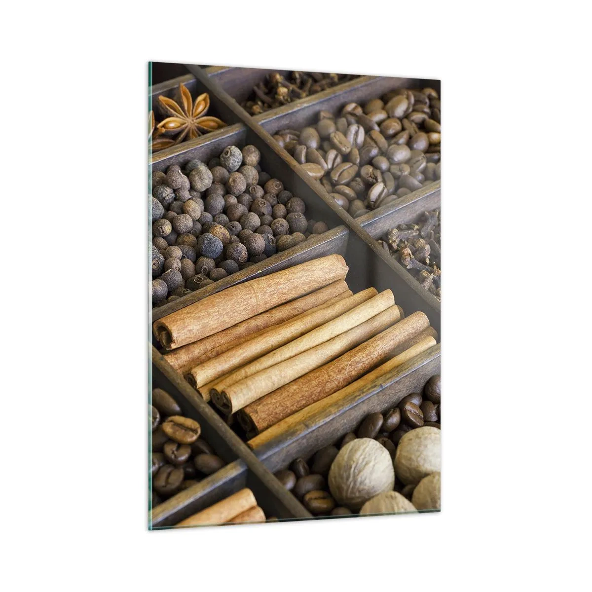 Billede på glas - Et skatkammer af aromaer - 50x70 cm