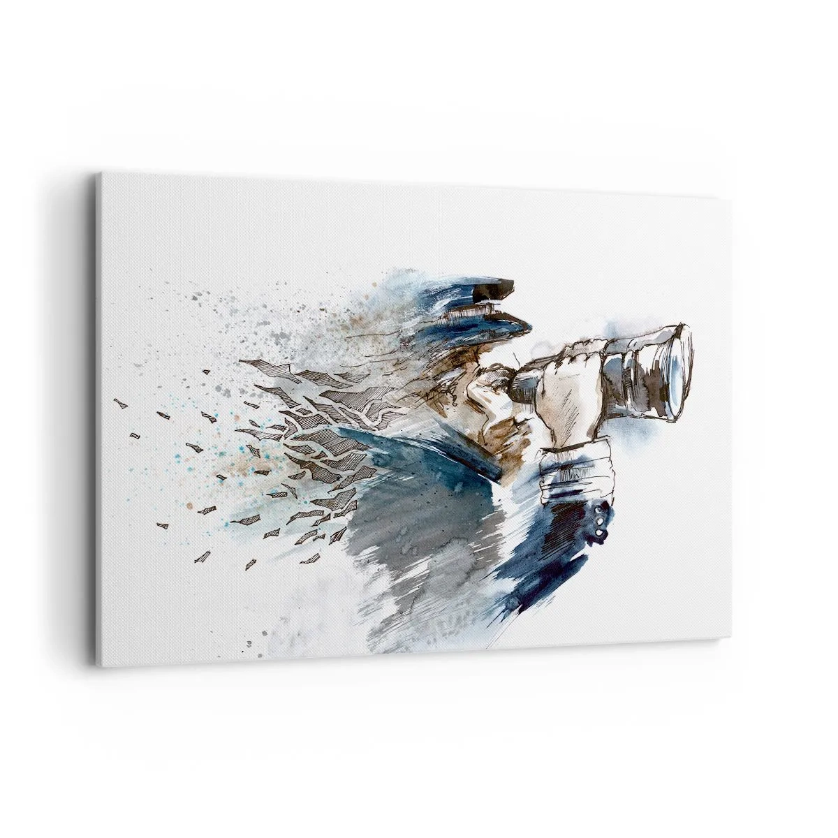 Lærredstryk - Billede på lærred - Ti på Beaufort-skalaen! - 120x80 cm