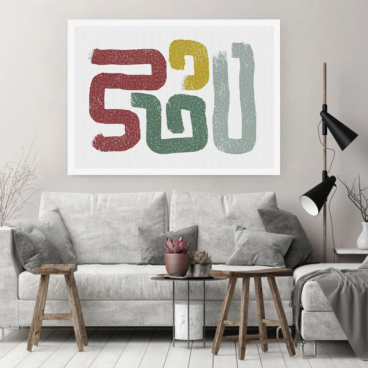 Plakat - På et ukendt sprog - 50x40 cm