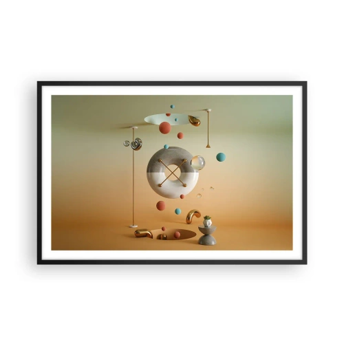 Plakat i sort ramme - Alt kan ske - 91x61 cm