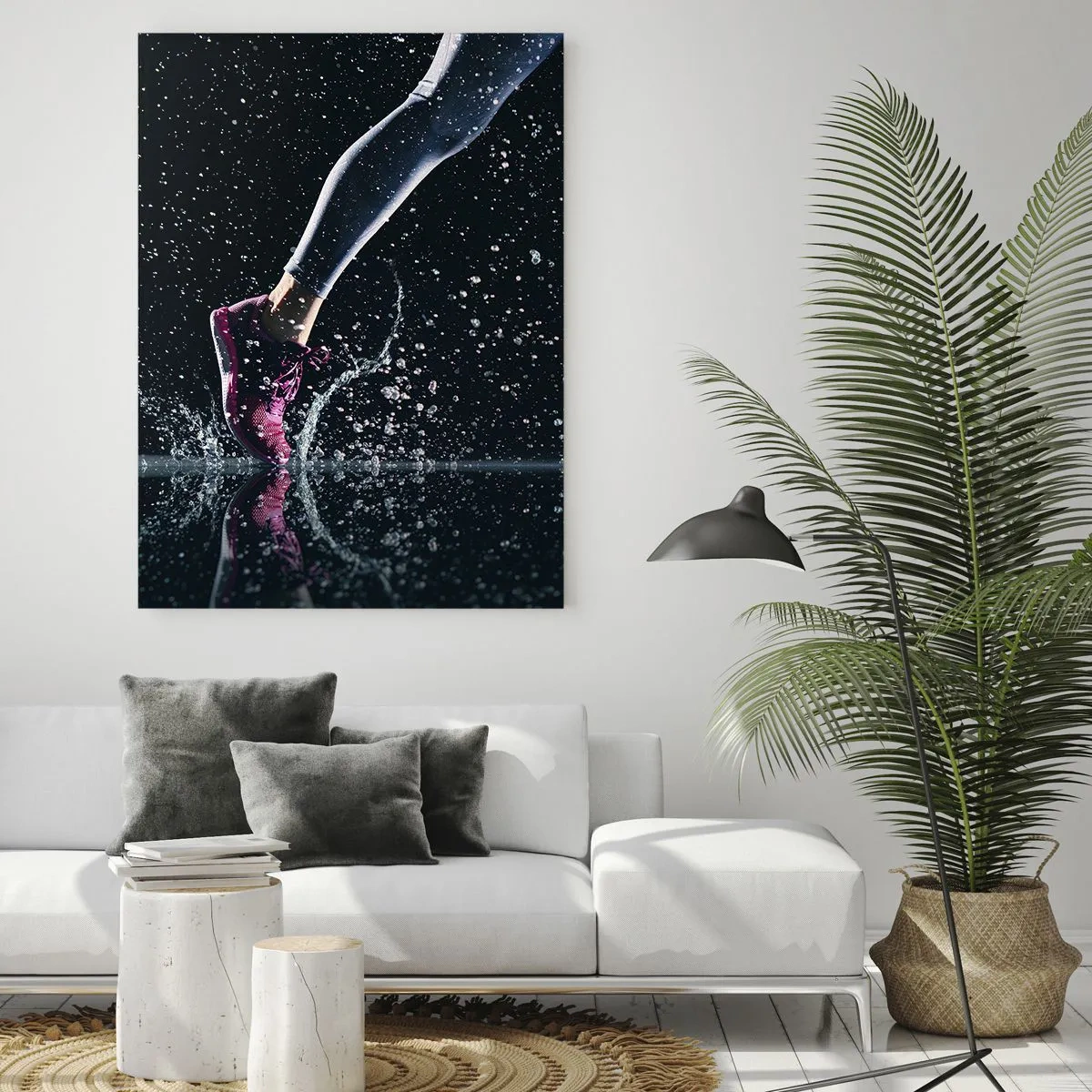 Billede på glas - Så meget som du kan - 50x70 cm
