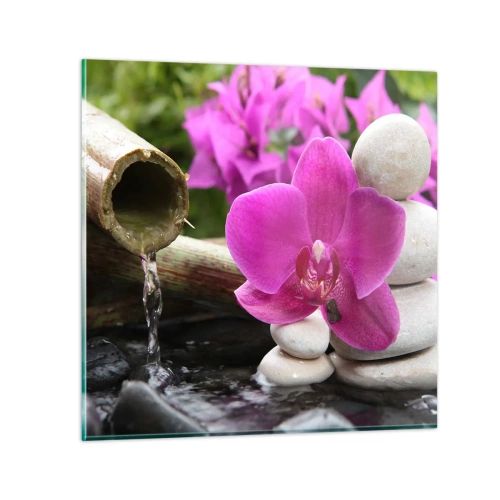 Billede på glas - Du hviler allerede - 40x40 cm