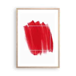 Plakat i ramme af lyst egetræ - Uden for rammen - 50x70 cm