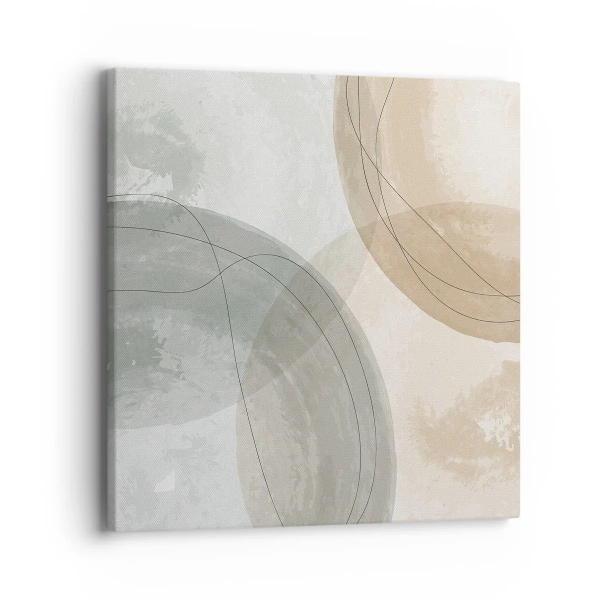 Lærredstryk - Billede på lærred - Gennemtrængning af verdener - 40x40 cm