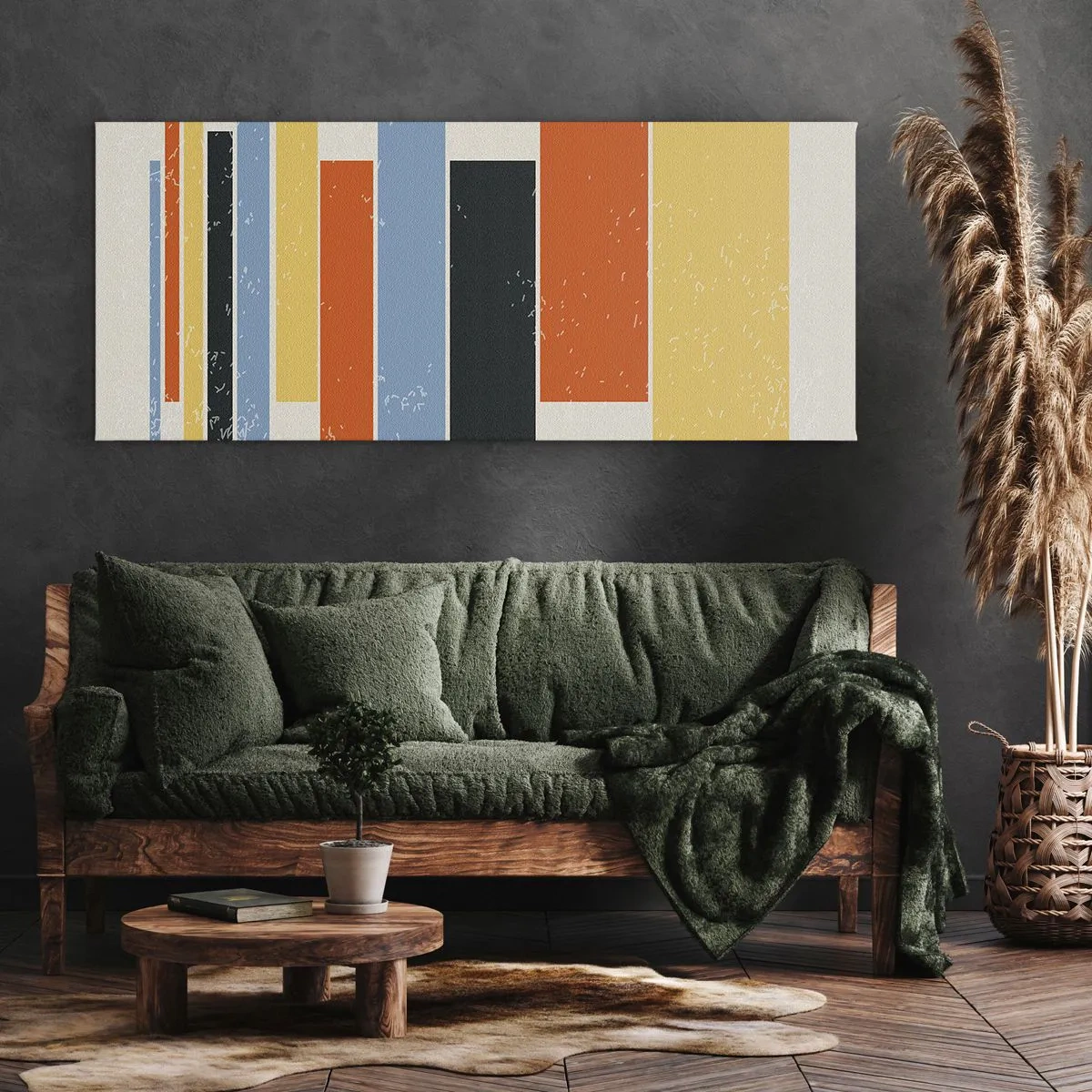 Lærredstryk - Billede på lærred - Optagelse af musik - 100x40 cm