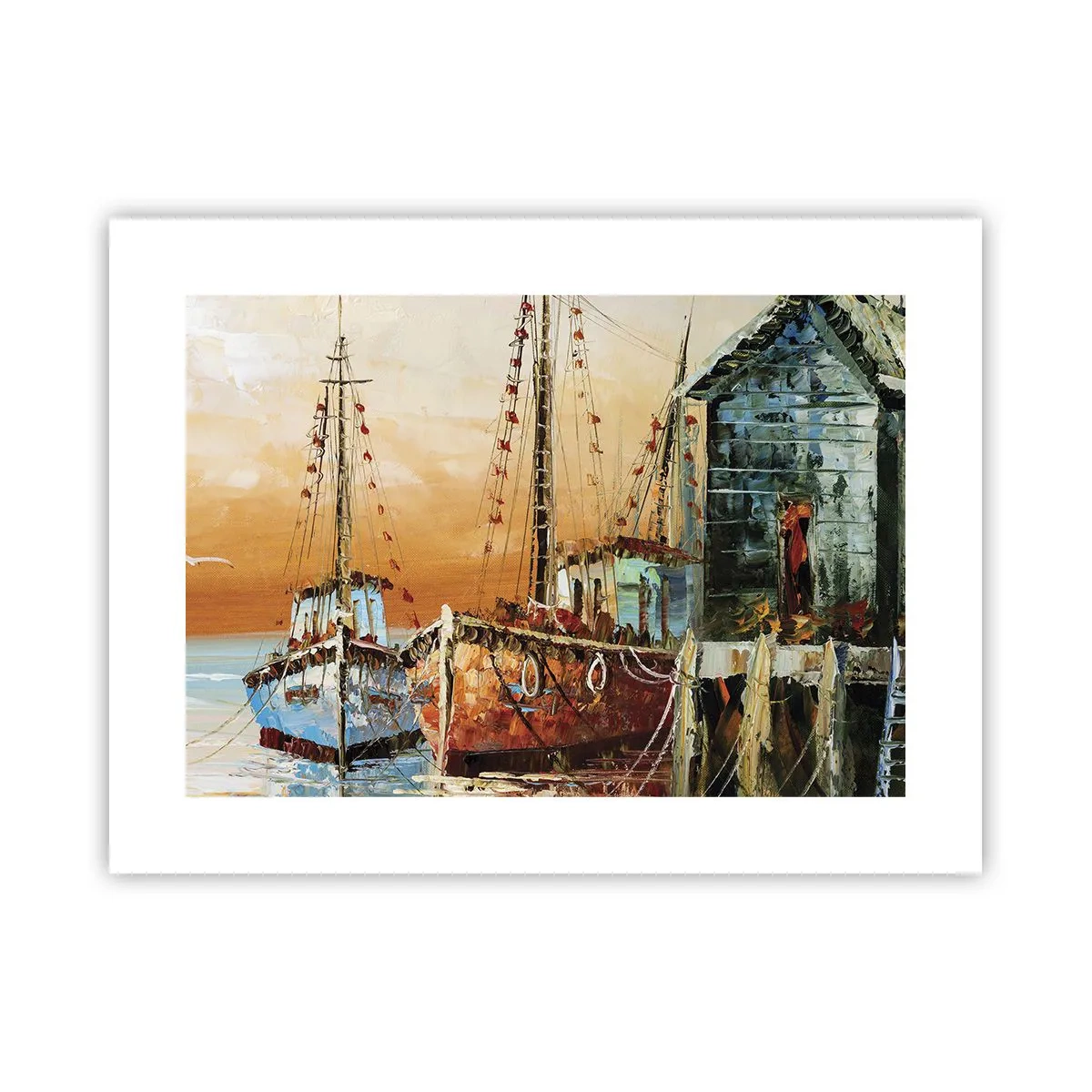 Plakat - Fredelig tilbagevenden - 40x30 cm