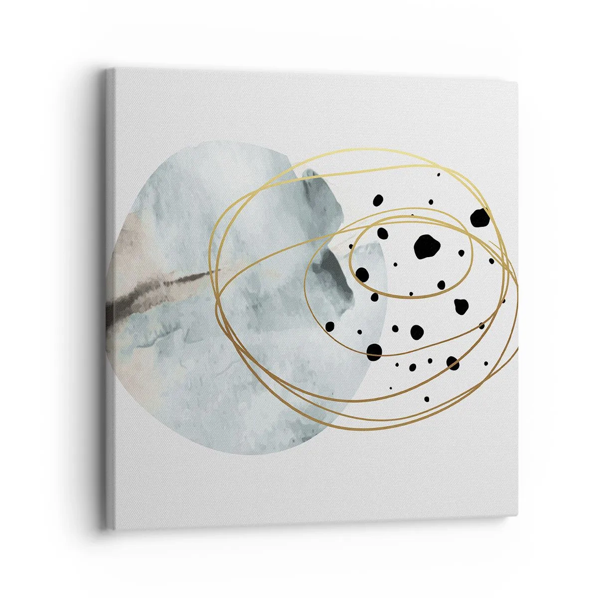 Lærredstryk - Billede på lærred - I rummets favntag - 30x30 cm