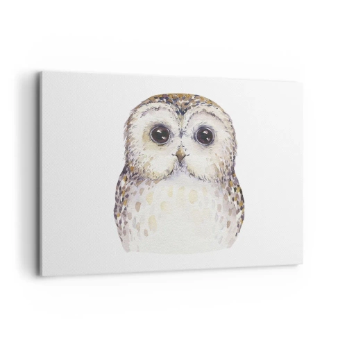 Lærredstryk - Billede på lærred - Se mig i øjnene - 100x70 cm