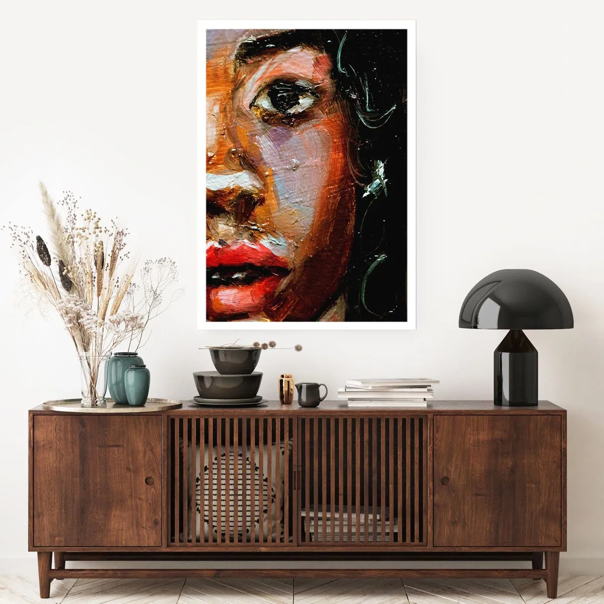 Plakat - Sort og glitter - 50x70 cm