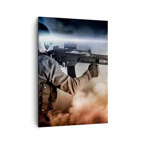 Lærredstryk - Billede på lærred - Bare en helt - 50x70 cm