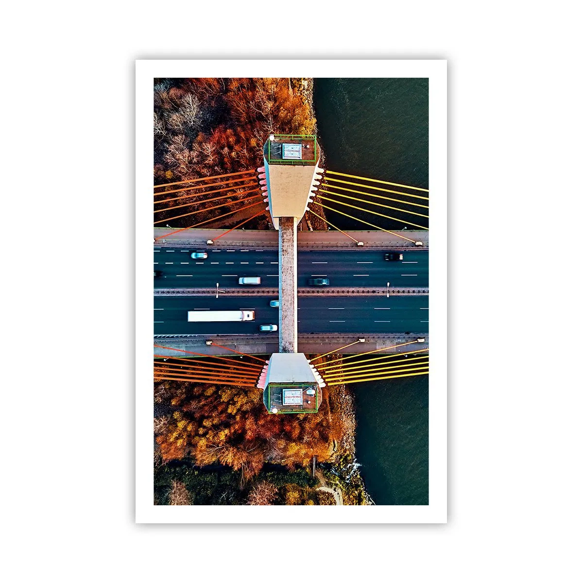 Plakat - Bag vandet, bag skovene - 61x91 cm