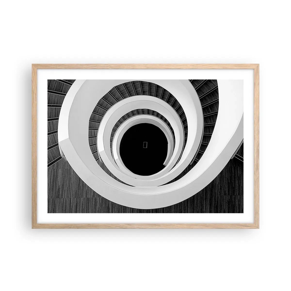 Plakat i ramme af lyst egetræ - Til sagen - 70x50 cm