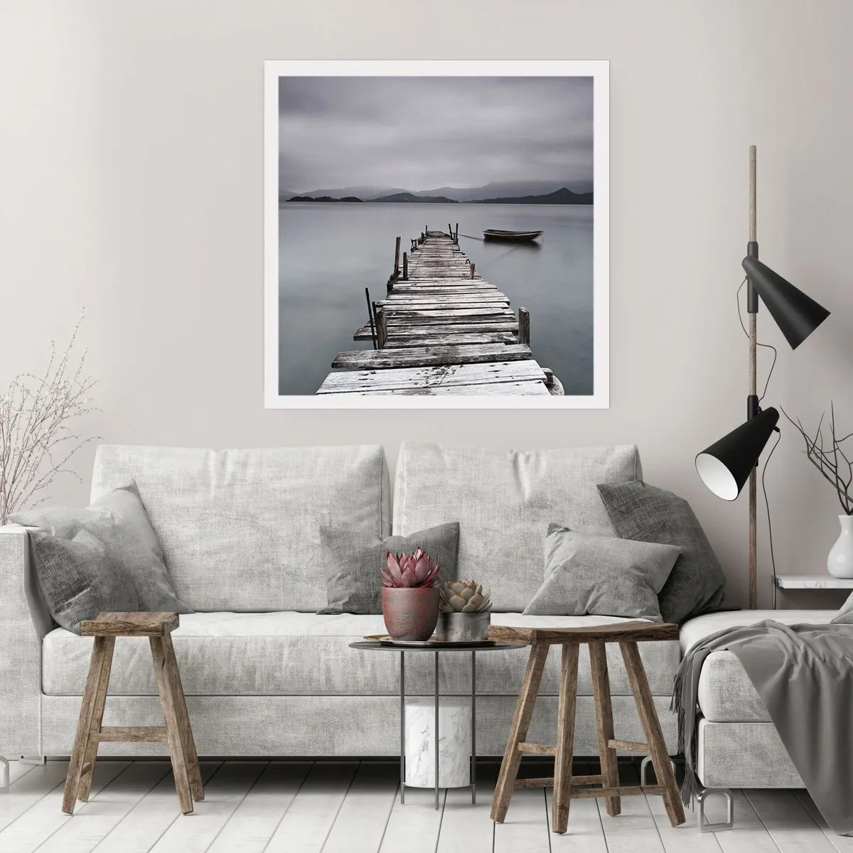 Plakat - Du kan tage af sted i morgen - 60x60 cm