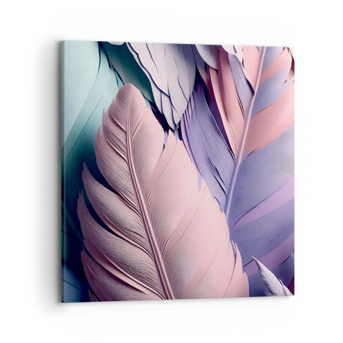 Lærredstryk - Billede på lærred - Chik fugl - 70x70 cm