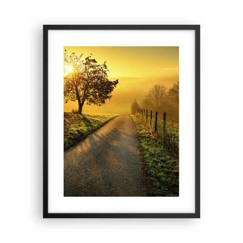 Plakat i sort ramme - Kære eftermiddag - 40x50 cm