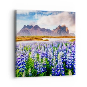 Lærredstryk - Billede på lærred - Styrke og strenghed ved siden af blidhed - 40x40 cm